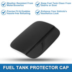 Fuel Tank Door Cap for Audi A4 8K2 B8 (2009–2016) Fuel Filler Flap Cover Black