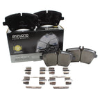 Set of 4 Akebono Euro Front Disc Brake Pads for Mercedes-Benz (EUR872A)