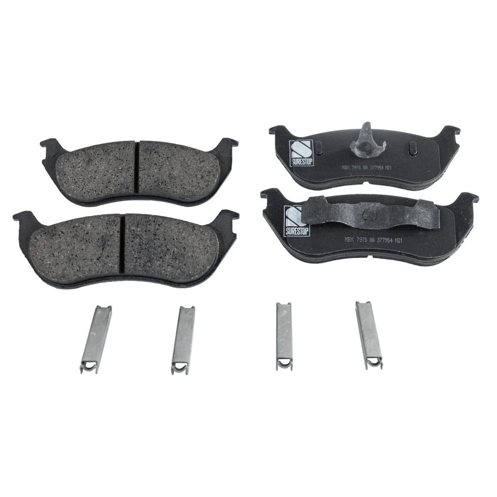 Set of 4 Brake Pads for Ford Explorer Mercury Mountaineer (2002–2004)