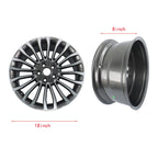 18" Wheel for Ford Fusion (2017–2018) Machined Charcoal Rim