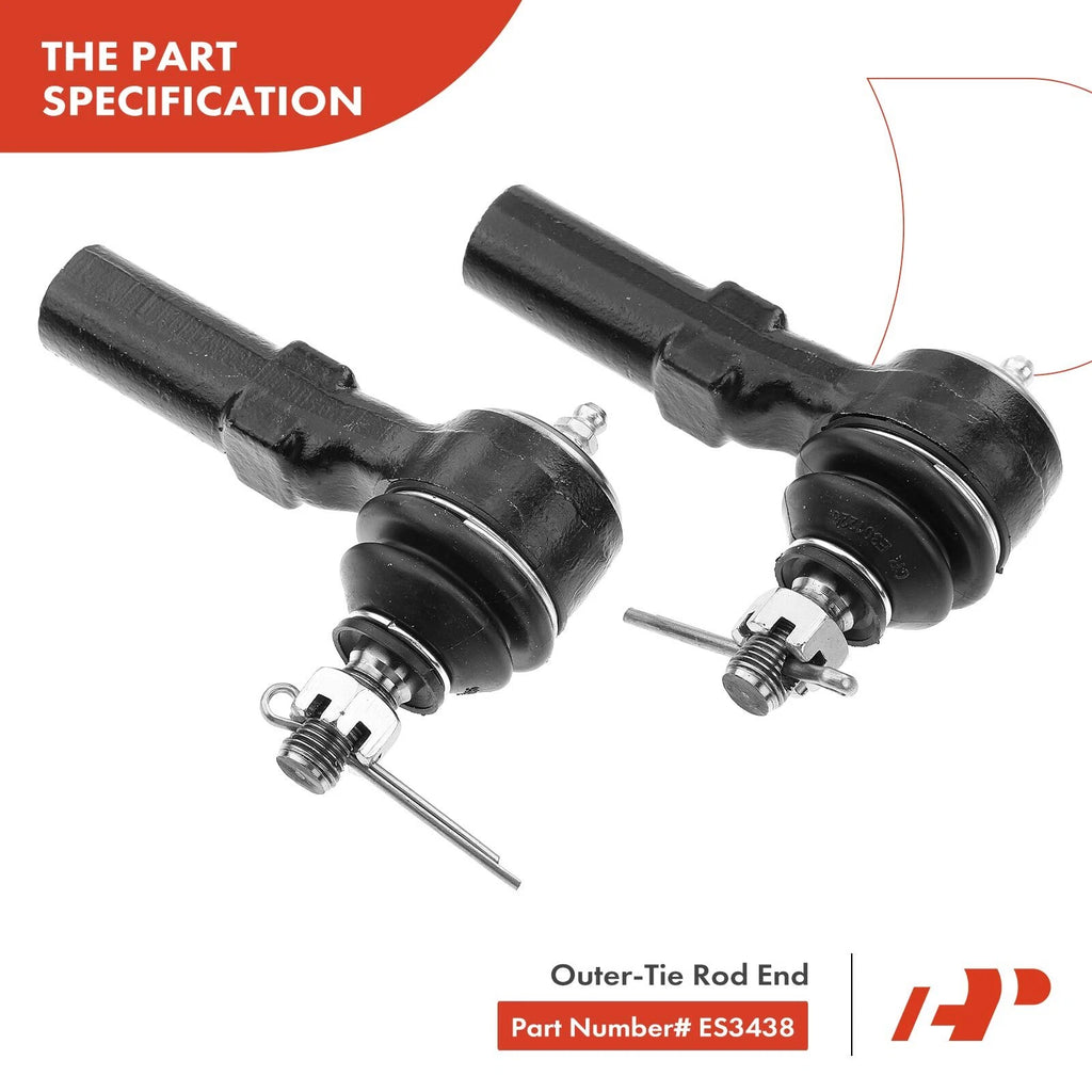 6X Front Control Arm Ball Joint Tie Rod End for Nissan Altima (2002–2004)