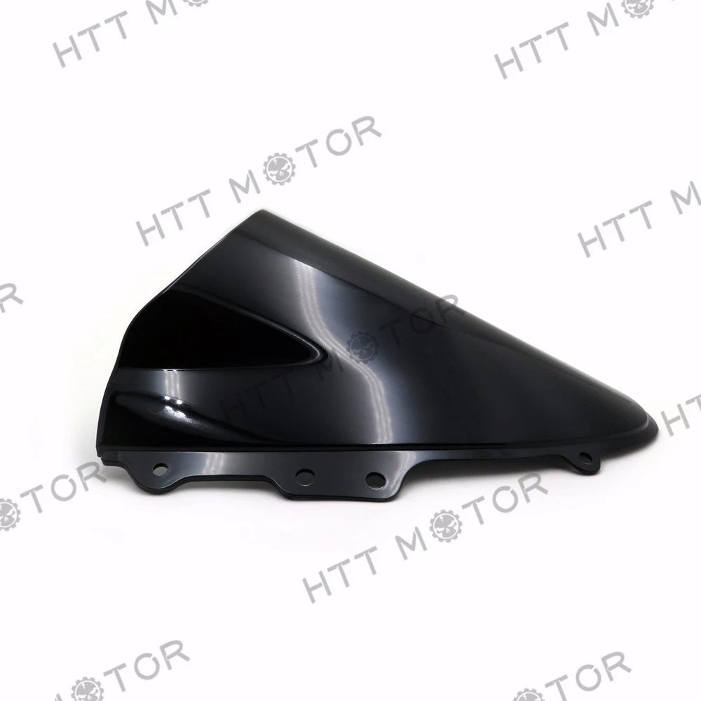 Smoke Black Double Bubble Windscreen for Suzuki GSXR 600 750 (2004–2005)