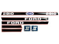 Bonnet Decal Set for Ford 2910 Force II Tractors (1970–1980)