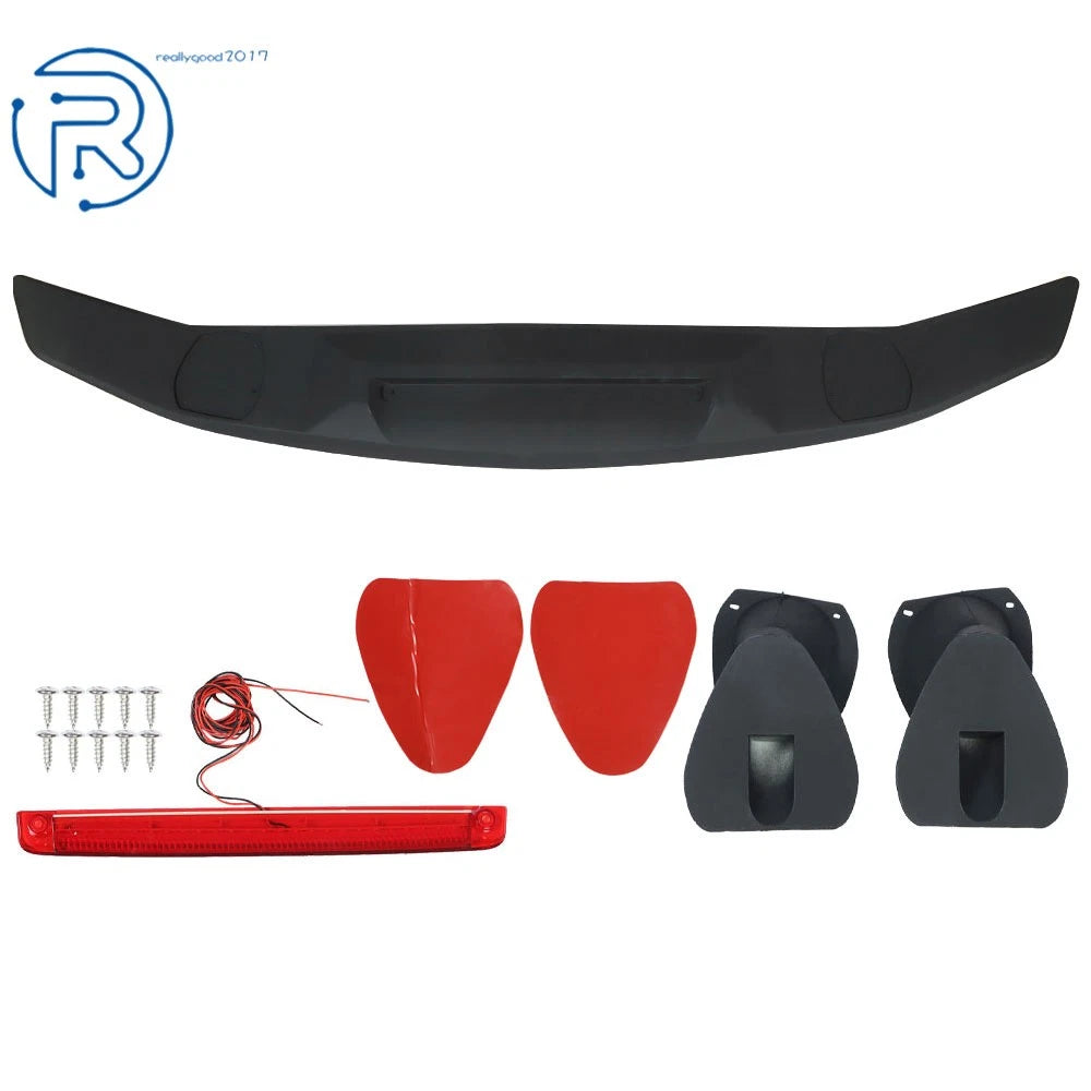 52-Inch Rear Trunk Spoiler Wing for Universal Vehicles (LED Brake Light)