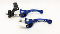 ASV F3 Shorty Front Brake Clutch Perch Levers Pair Blue for Honda CRF 450R (2017–2023)