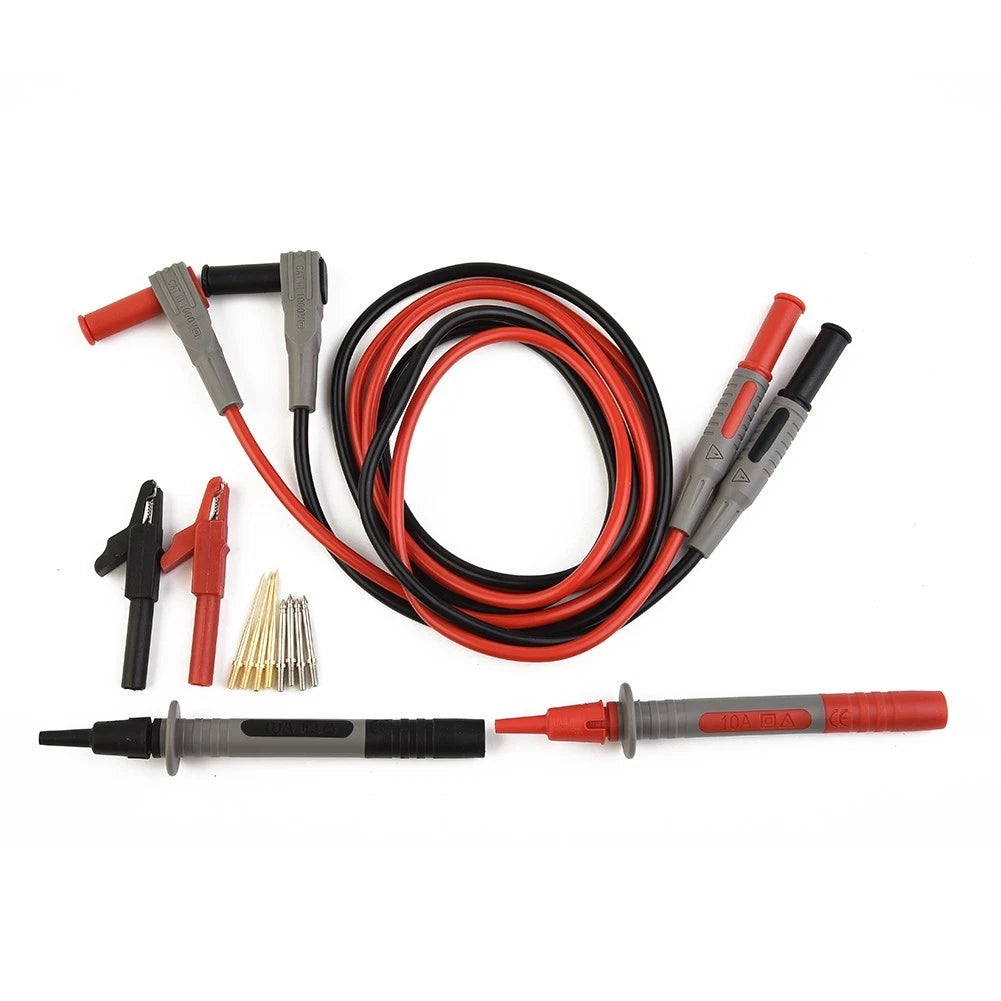 12-In-1 Digital Multimeter Test Leads with Clips for Automotive Use