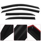 Wavy Mugen Style Window Visor Rain Guard for Honda Accord (2003–2007)