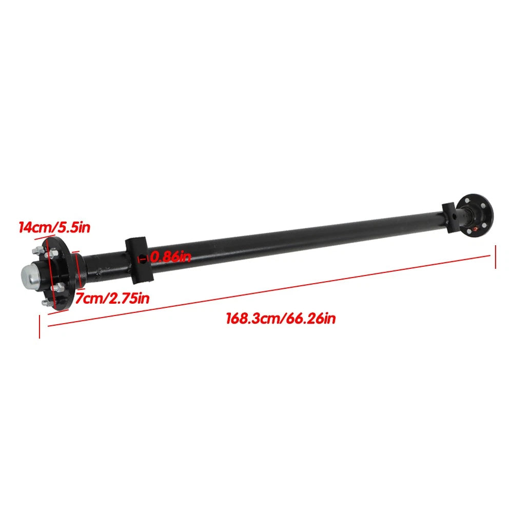 5 Lug 4.5" Hub Frame with U-Bolt Kit for Universal Fit (Year Range)