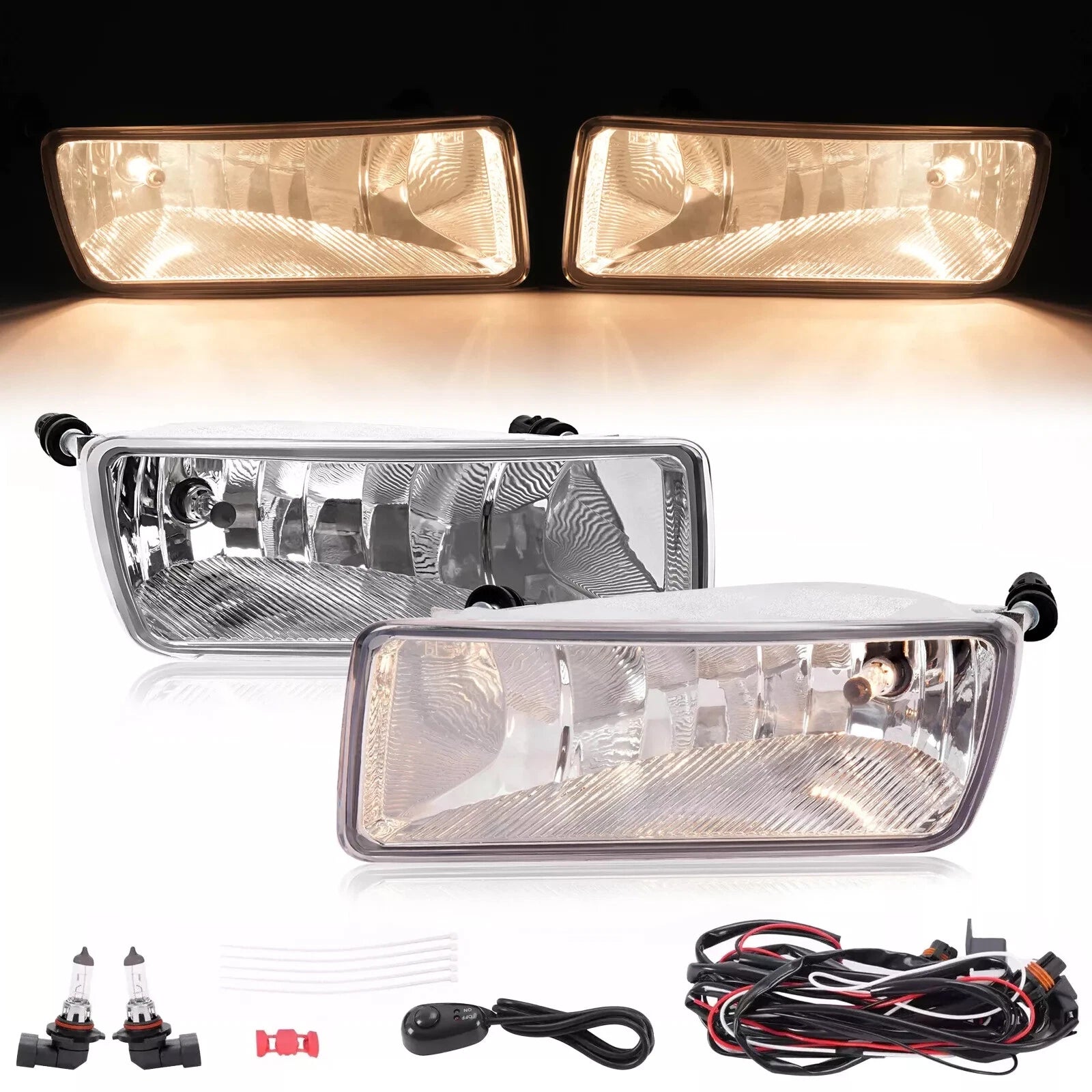 Fog Lights with Bulbs & Wiring for Ford Explorer Sport Trac (2006–2010)