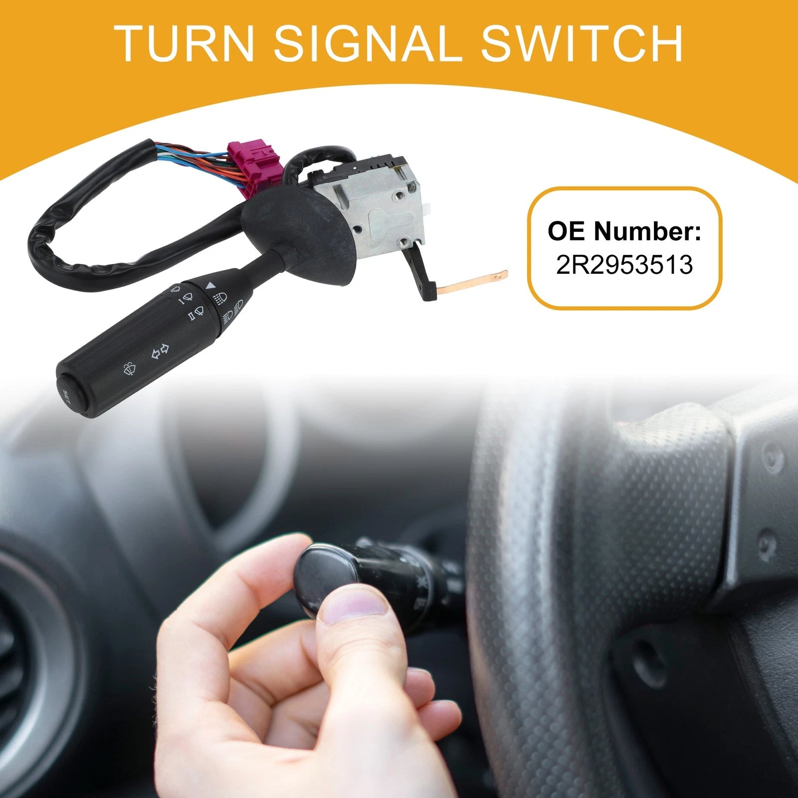 Steering Column Turn Signal Switch Lever for Volkswagen Truck Constellation 