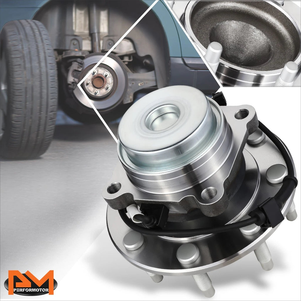 Front Wheel Hub Bearing Assembly w/ABS Sensor for Express Savana 3500 4500 (2003–2017)