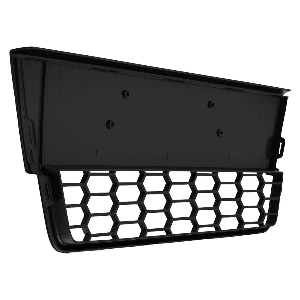 Front Bumper Grille for Ford Focus (2012-2014) Black ABS Plastic