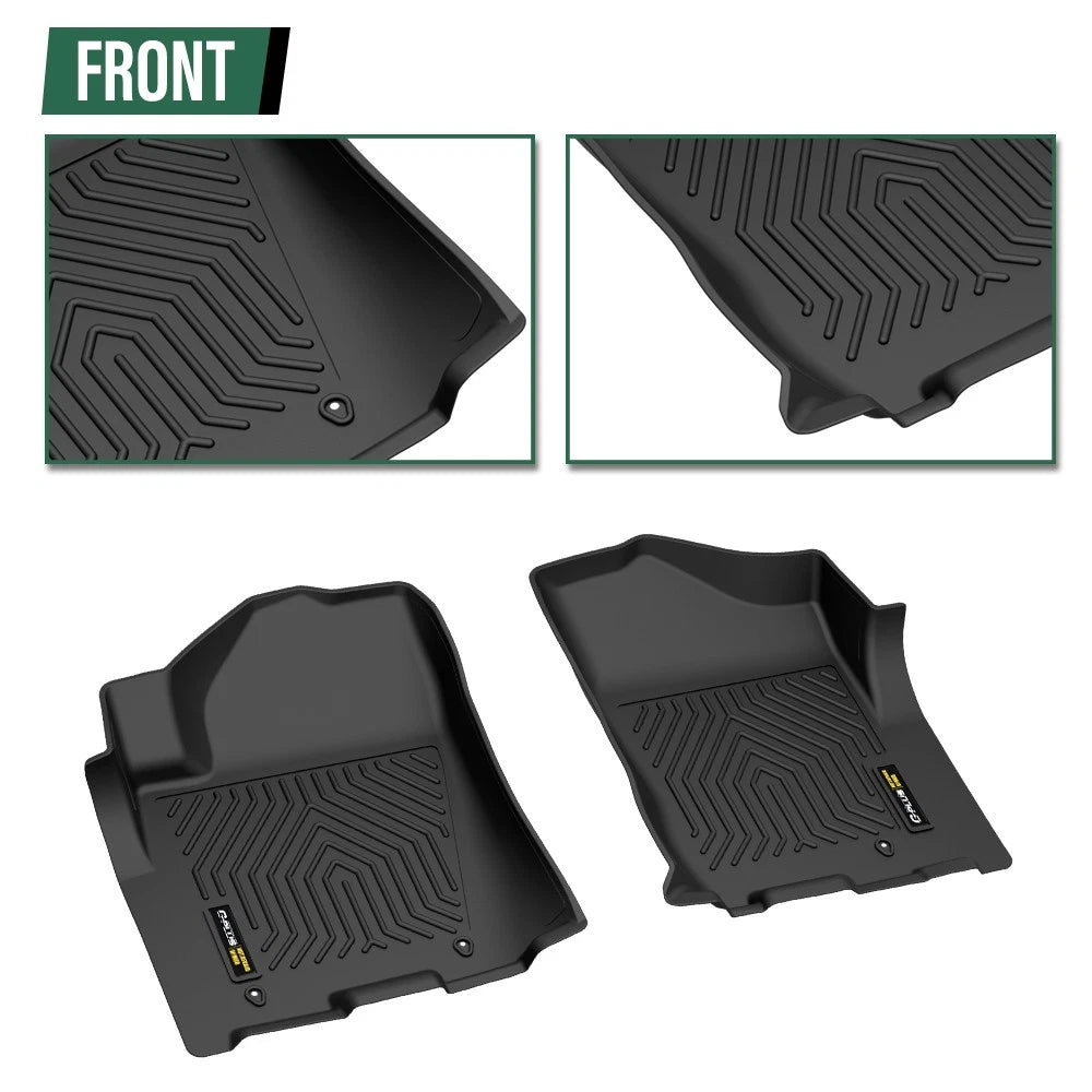 Set of TPE Floor Mats for Nissan Titan (2004–2015) All Weather Protection