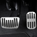 3 Pcs Gas Brake Rest Pedal for Toyota Corolla (2019–2021) Silver Tone