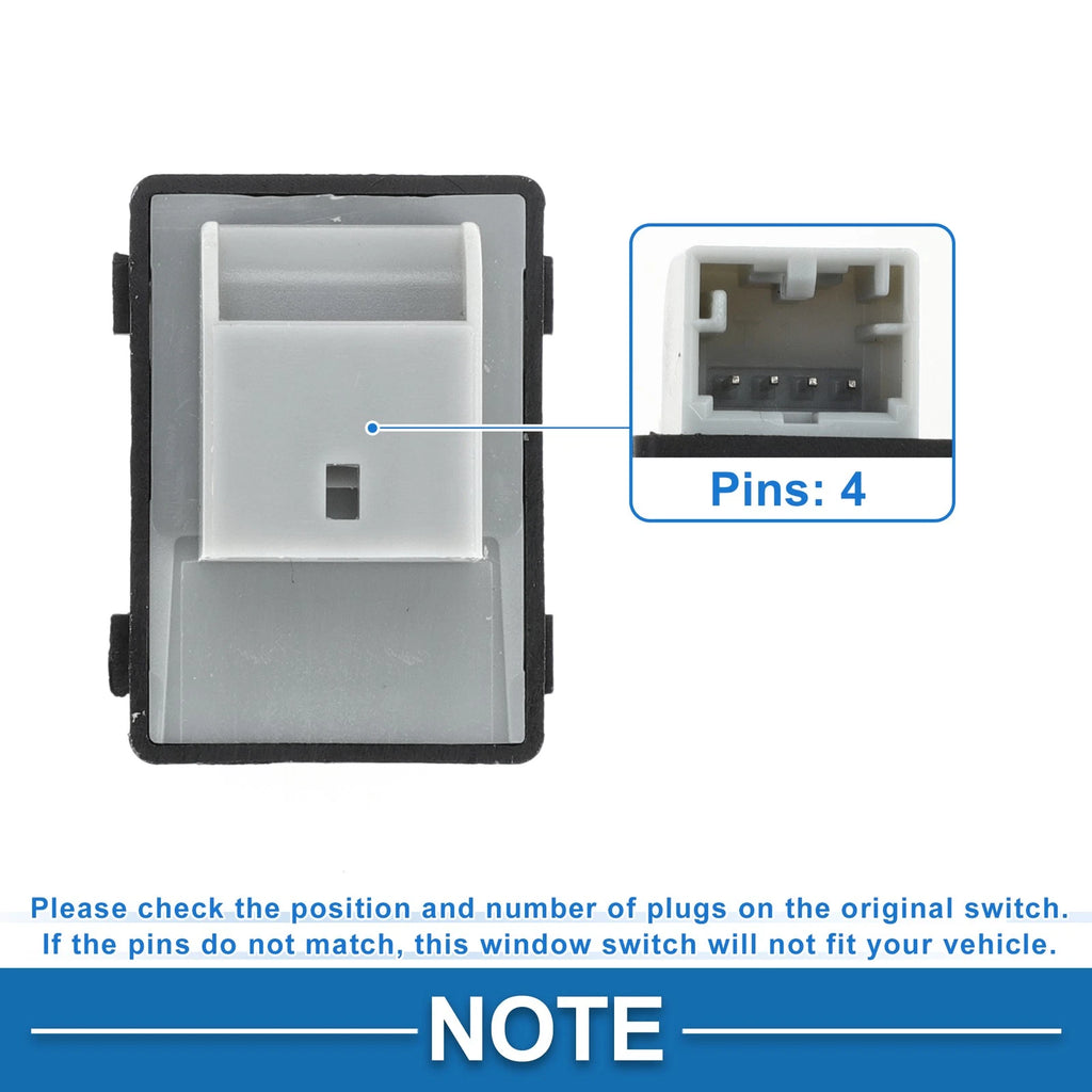 Front Side Power Window Switch for Audi A4 (2002–2008) 8E0959855