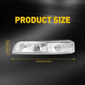 Set of 2 Amber LED Side Mirror Turn Signal Lights for Kia Sorento (2011–2015)