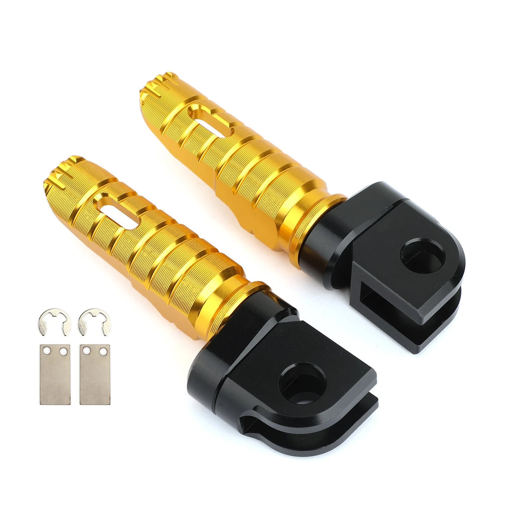 Front Footrests Foot Pegs for Kawasaki Z300 Z400 Z650 Z800 Z900 Z1000