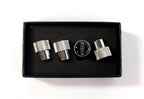 Valve Stem Caps Premium Chrome Knurled for Lincoln (2009–2020)