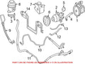 Power Steering Pressure Hose for Mercedes-Benz CL550 (2007)