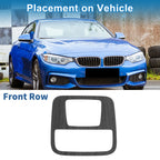 Front Row Light Trim Bezel for Honda N-BOX (2023) Black Wood Grain