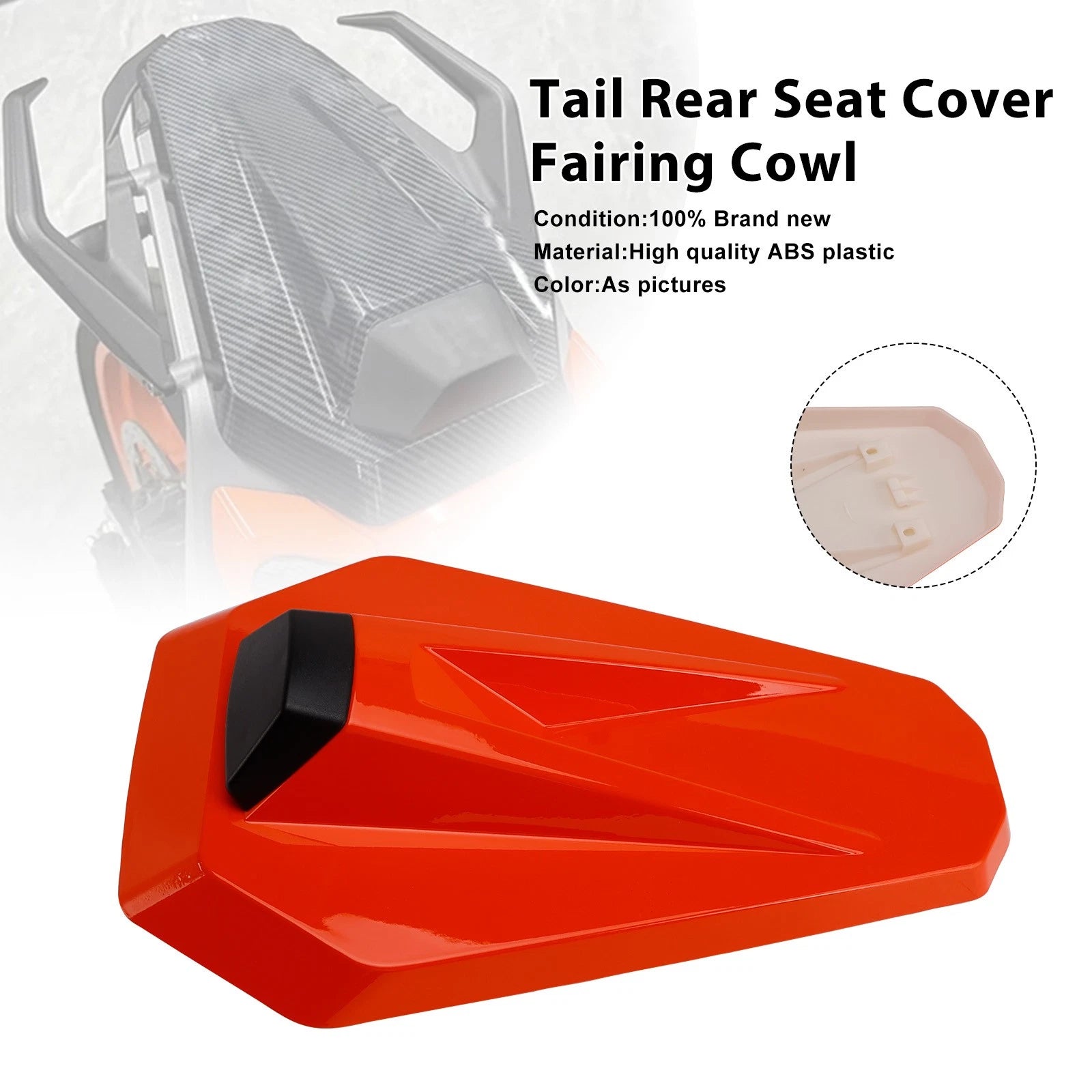 Tail Rear Seat Cover Fairing Cowl for 390 Duke (2024–2025) Orange