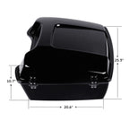 Chopped Trunk Bracket Mount Rack for Harley Touring (1997–2008)