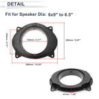 Set of 2 Speaker Spacer Rings for Toyota 6x9" to 6.5"