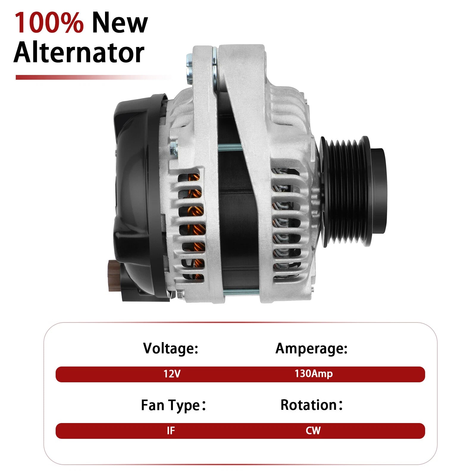 High Output Alternator for Honda Pilot V6 (2012-2015)