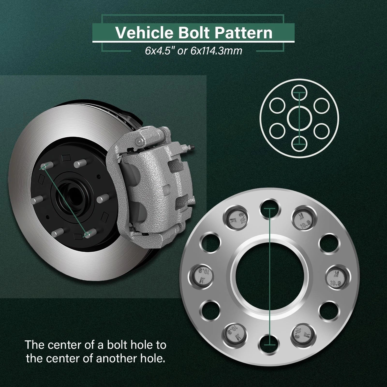 2X 2" Hub Centric Wheel Spacers 6x4.5 for Nissan Frontier Pathfinder (2005–2012)