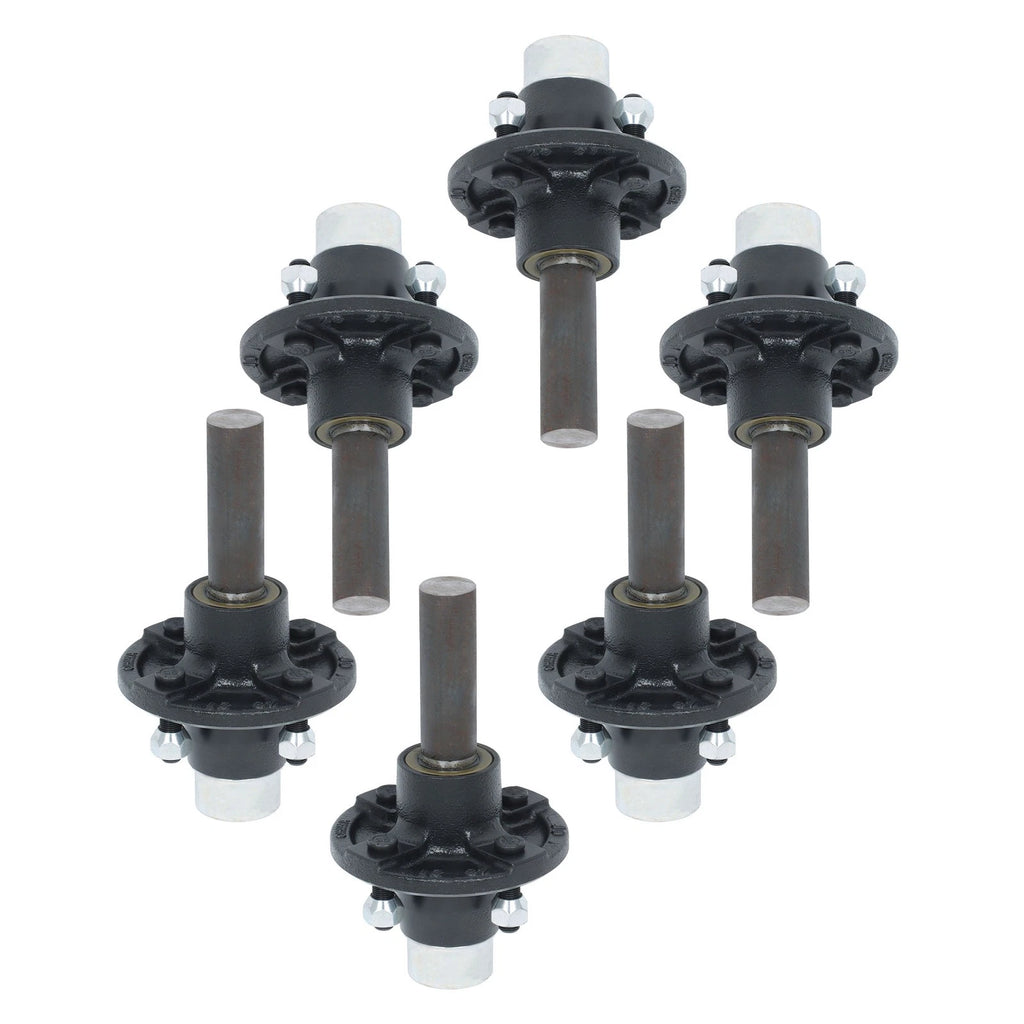 Set of 6 Trailer Axle Kits for 4 on 4" Bolt Idler (Year Range)