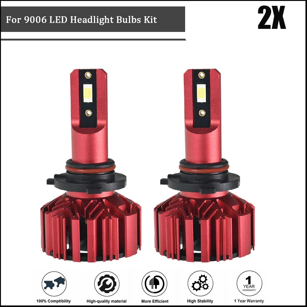 2X LED Headlight Bulbs for