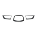 Set of 2 Carbon Look Front Bumper Grilles for Subaru Impreza WRX STI (2006–2007)