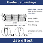 Trunk Bed Cargo Net Organizer for RAM 1500 (2019–2023)