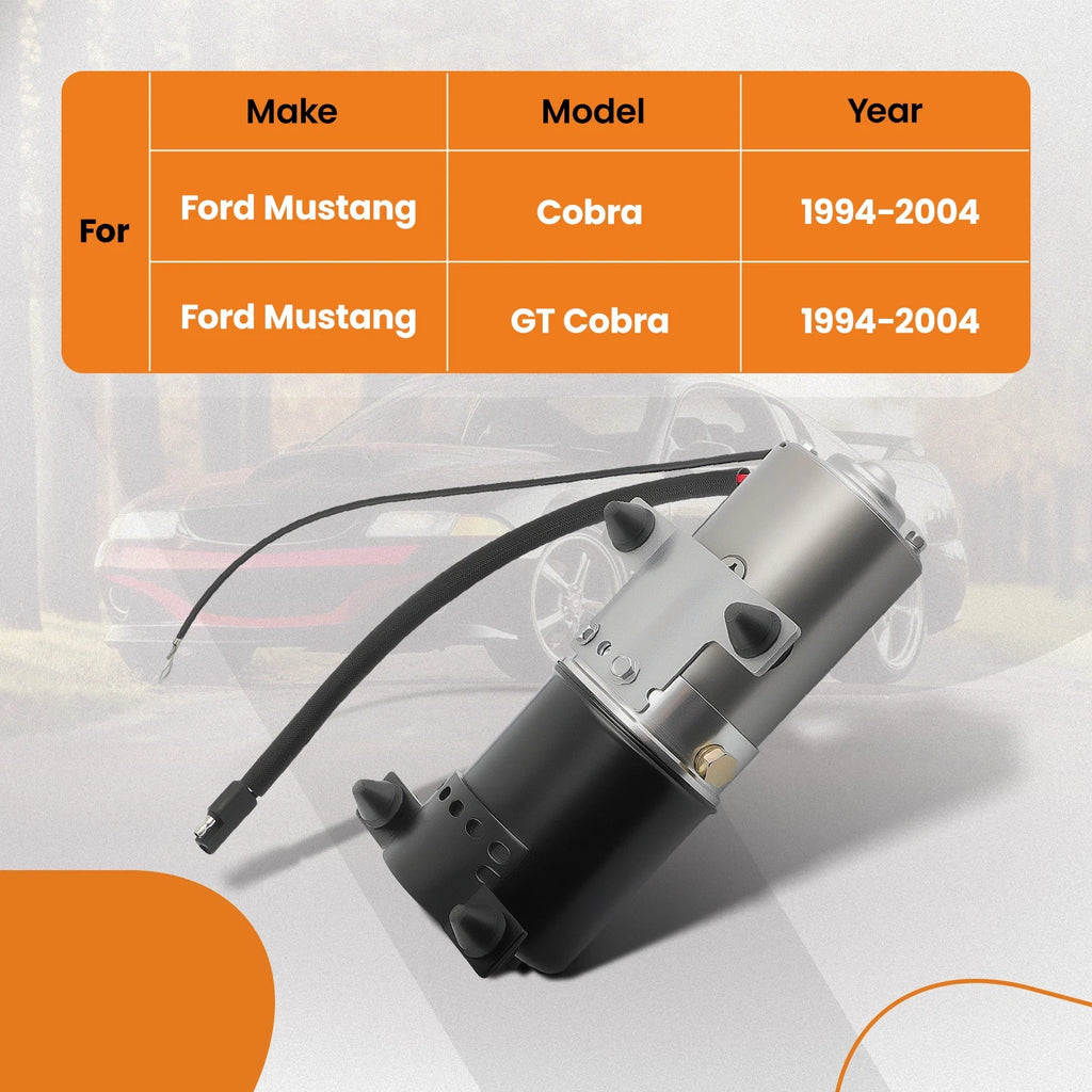 Convertible Top Power Motor Hydraulic Pump for Ford Mustang GT Cobra (1994–2004)