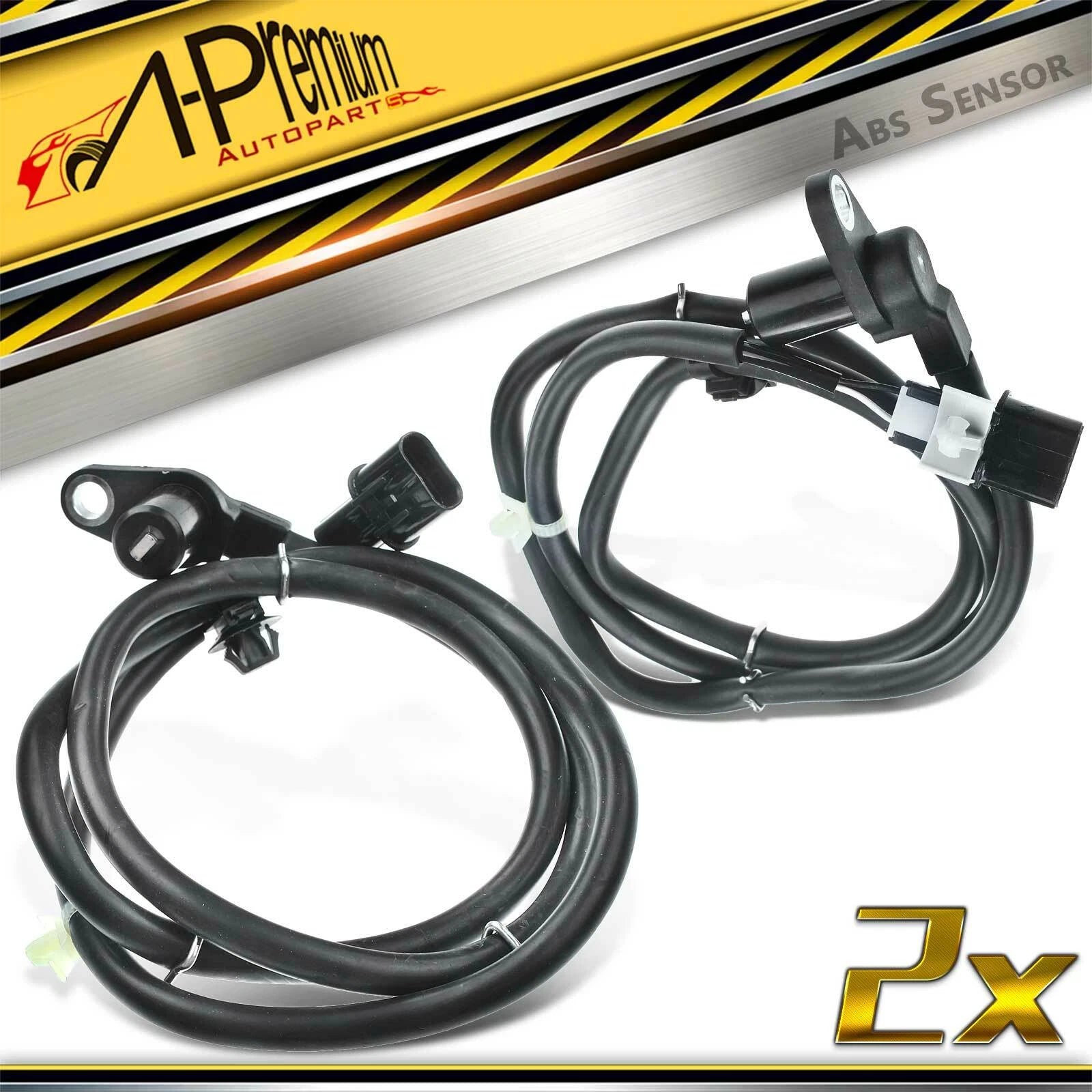 2X Front ABS Wheel Speed Sensor for Mitsubishi Lancer (2003–2006)