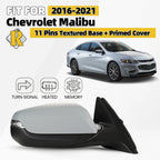 Heated Side Mirror for Chevy Malibu (2016–2021) Right, Memory, Turn Signal, 11 Pin