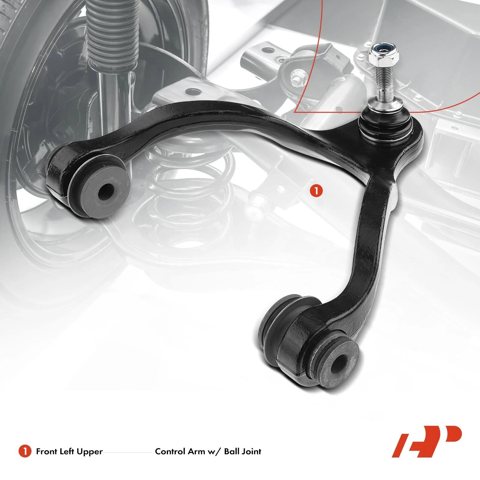 Front Left Upper Control Arm with Ball Joint for Ford Lincoln