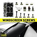 Set of 155 Black Aluminum Fairing Bolts Kit for Suzuki GSXR600/750/1000 (2006–2023)