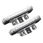 2X LED License Plate Lights for Benz CLS (2004–2010) E-Class (2002–2008)