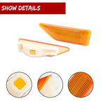 Set of 2 Amber Lens Front Side Marker Lights for Honda Element (2009–2011)