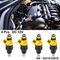 Set of 4 Fuel Injector Nozzles for Hyundai Excel (1991–1994) 35310-24010