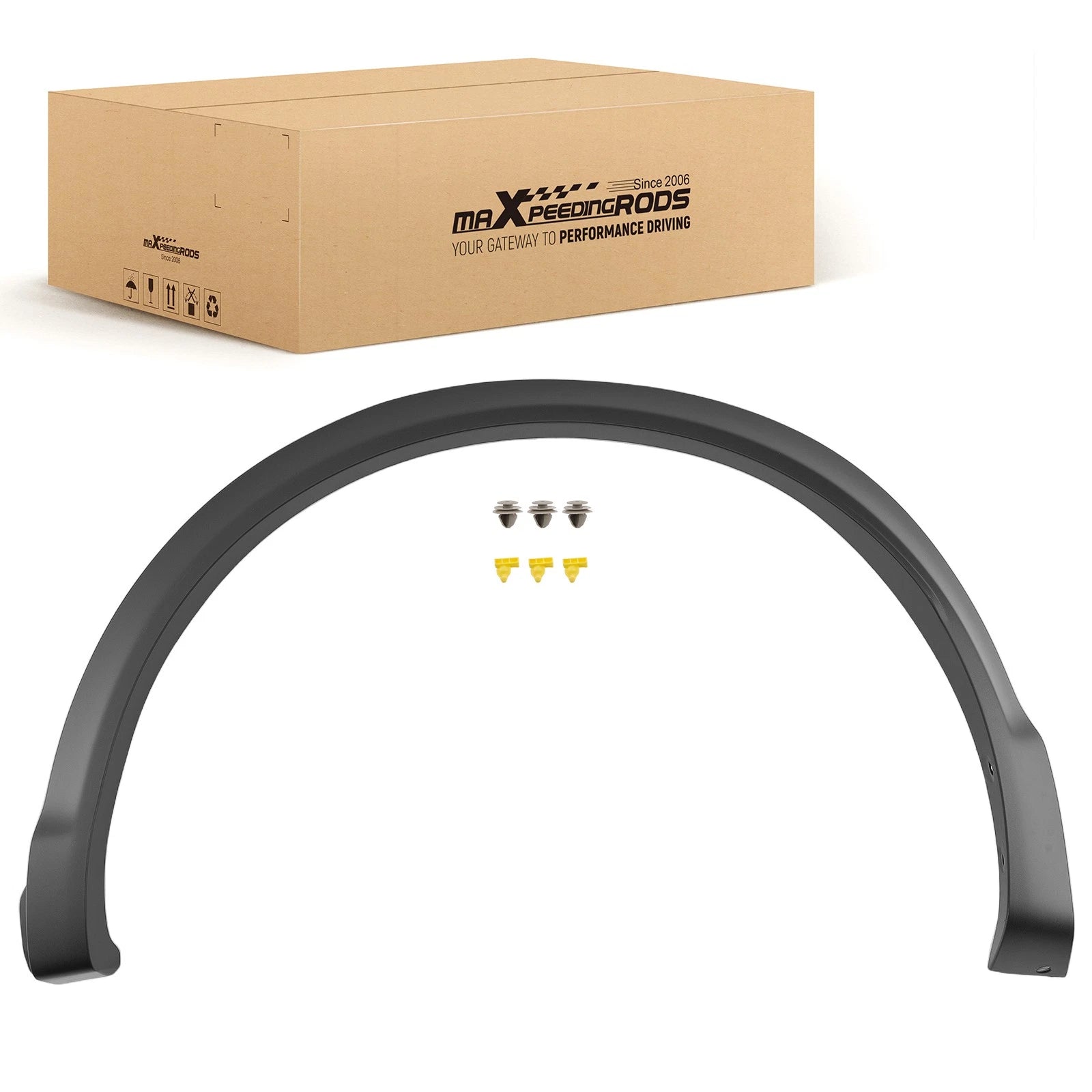 Left Rear Wheel Arch Molding for Nissan Rogue Sport (2017–2021) 938296MA0A Black