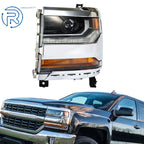 Left Headlight for Chevy Silverado 1500 (2016-2018) HID/Xenon