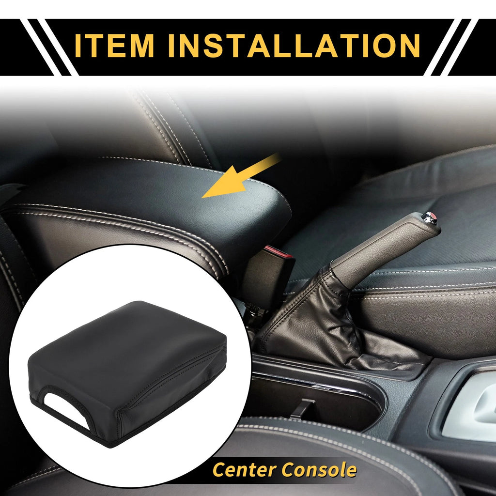 Center Console Lid Armrest Cover for Toyota Tacoma (2016–2020) Anti-Scratch Black
