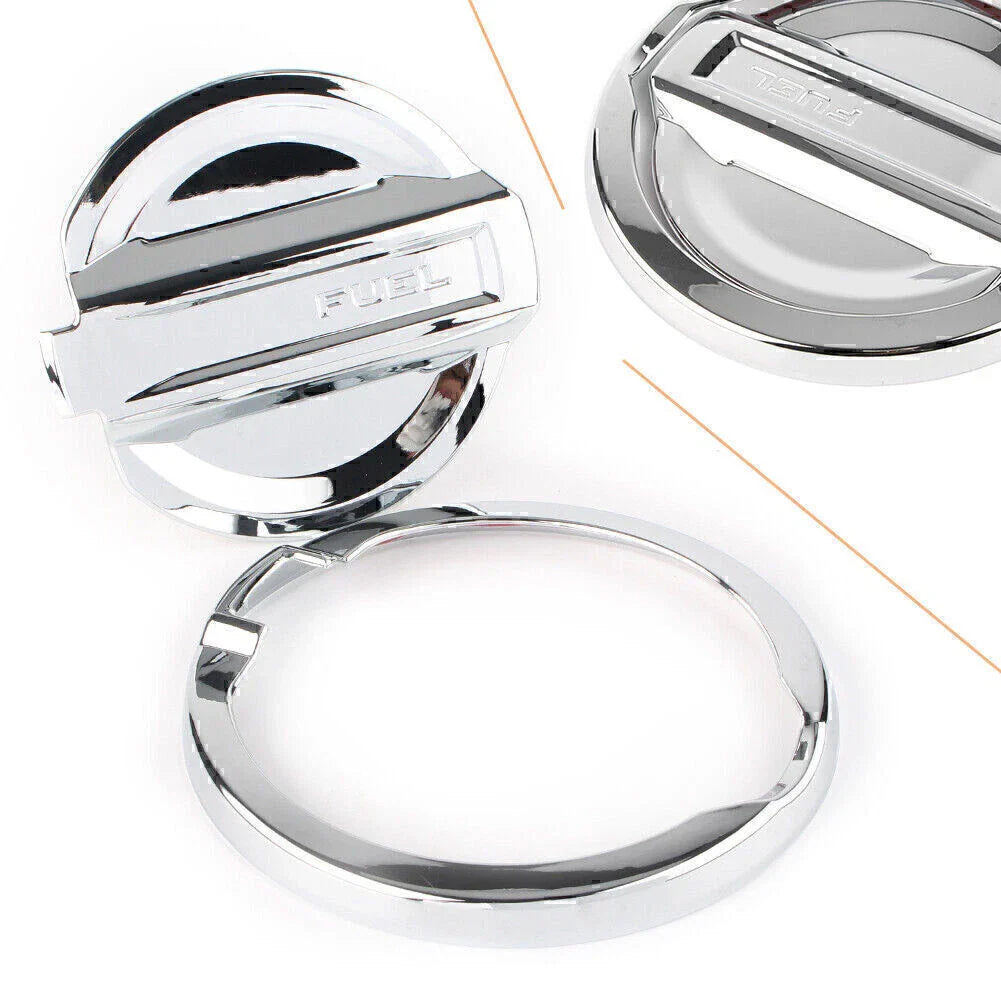 Oil Fuel Tank Cap Cover Trim for Jeep Wrangler JL (2018-2019) Chrome