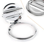 Oil Fuel Tank Cap Cover Trim for Jeep Wrangler JL (2018-2019) Chrome