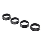 Black AC Climate Control Ring Knob Trim for Toyota Tacoma (2016–2023)