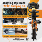 2X Front Strut Coil Spring Assembly for Kia Magentis (2007–2010) 2.4L 2.7L