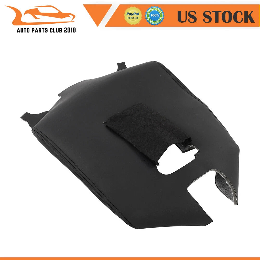Center Console Lid Armrest Cover for Chevy Silverado (2014-2018) Black
