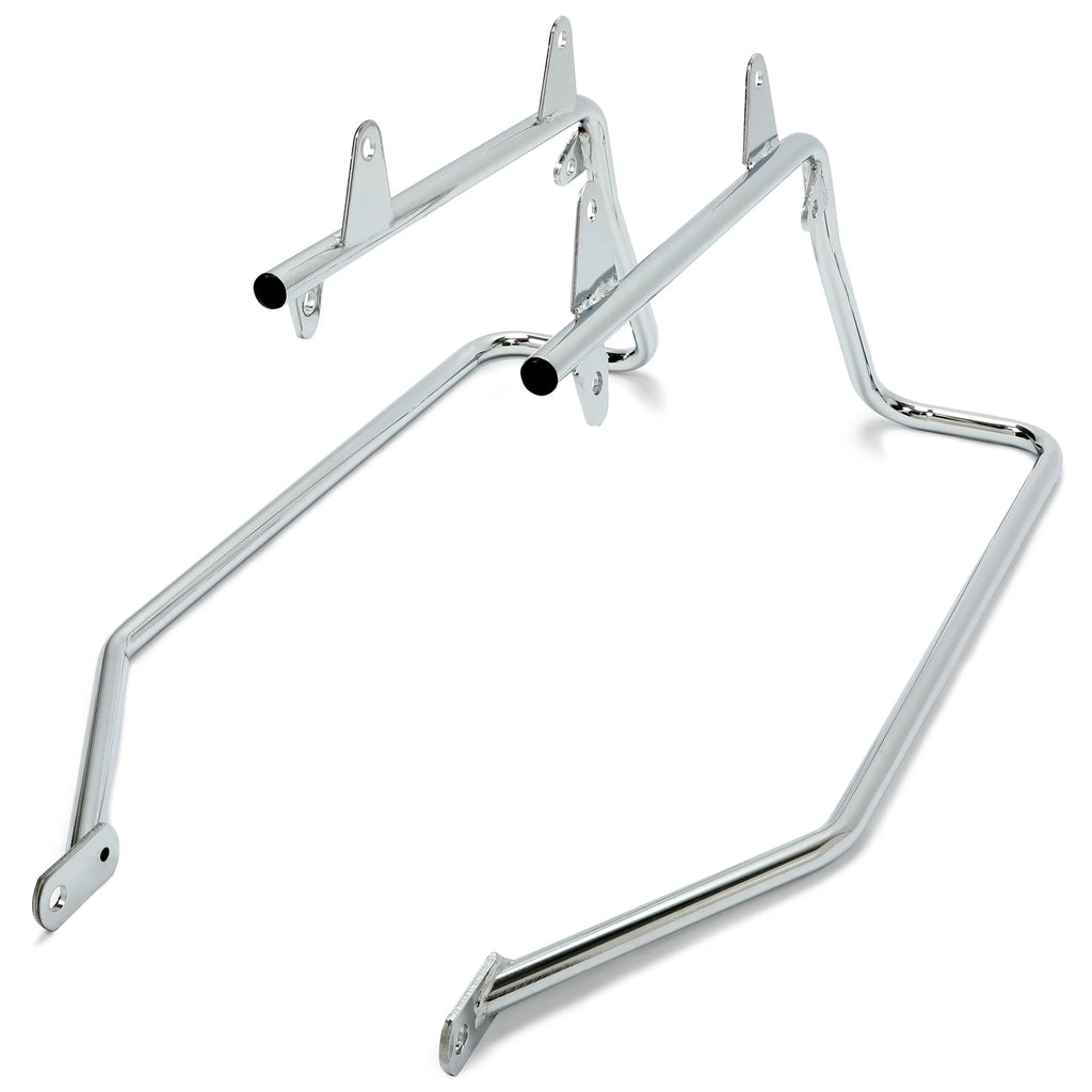 Chrome Saddle Bag Conversion Brackets for Harley Davidson Heritage Softail (1984-2017)